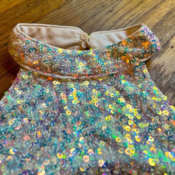 Small Sequenced American Threads Cocktail Dress - Picture 3 of 6